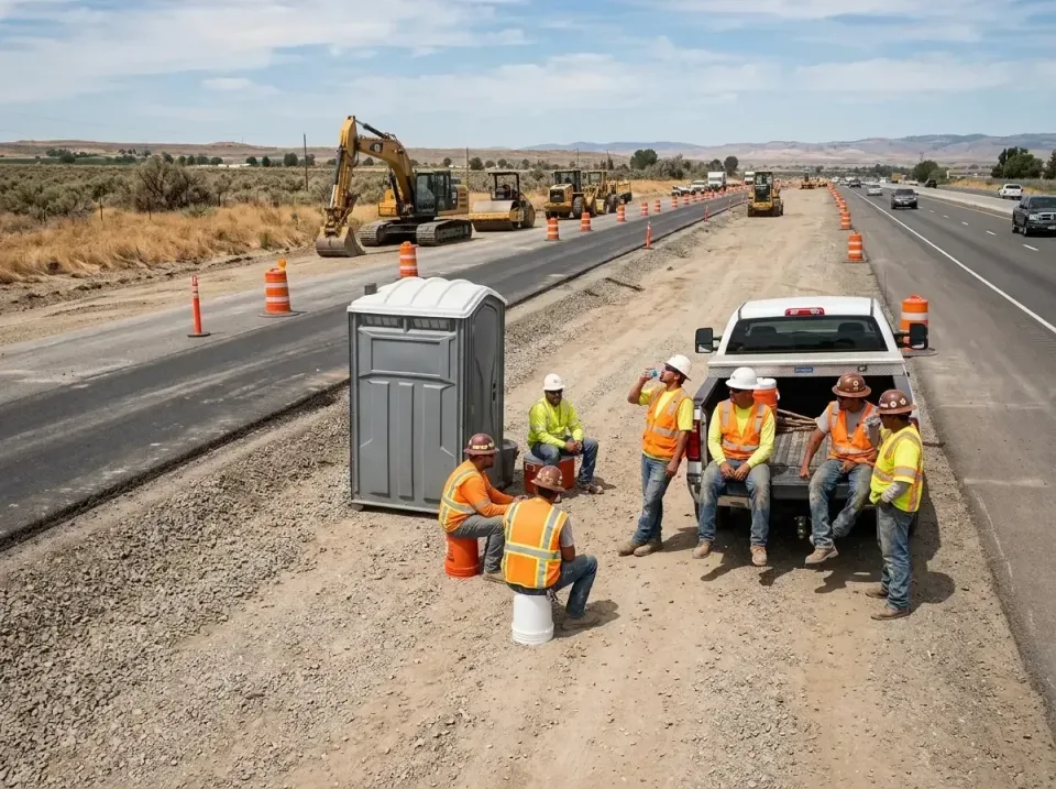 highway-road-construction-crew-007 — frequently asked questions, Porta Potty and Restroom Rentals in Bawcomville, LA